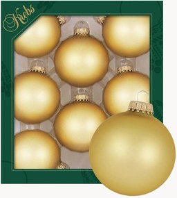 Bolas de Natal pintadas à mão Sibylla, conjunto de 8