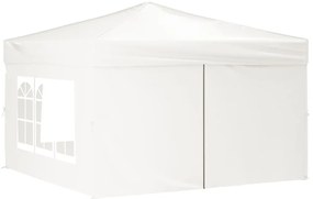 Tenda para festas dobrável com paredes laterais 3x3 m branco