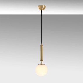 Candeeiro Suspenso King – Dourado – 15 x 15 x 49 cm