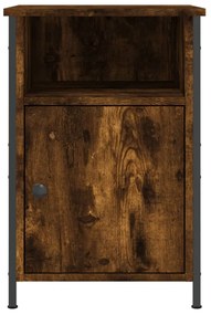 Mesa de cabeceira 40x42x60 cm derivados madeira carvalho fumado