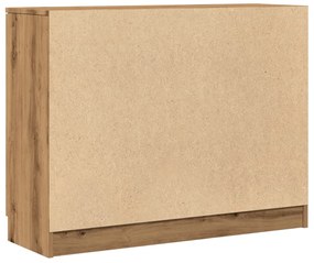 Aparador 90,5x30x70 cm derivados de madeira carvalho artisiano
