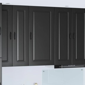 vidaXL Armário de Cozinha Kalmar Preto 50 x 31 x 100 cm