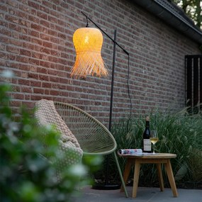 Candeeiro de pé para exterior oriental bambu IP44 - Carlos