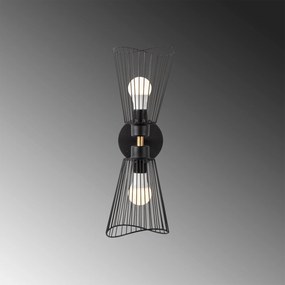 Candeeiro de Parede Zeyno – Preto – 16 x 16 cm