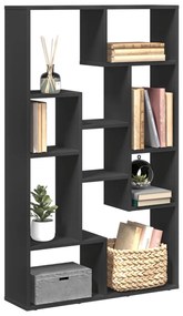 vidaXL Estante 72x20x120 cm derivados de madeira preto