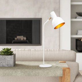 Candeeiro de Mesa Berceste – Branco – 17 x 37 cm
