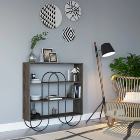 Console Norfolk – Castanho Escuro – 96x99x25,5 cm