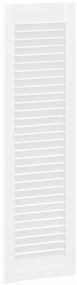 Porta de armário com design de persiana 99x29,5 cm branco