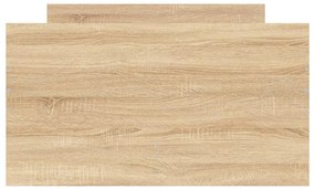 Estrutura de cama com gavetas 90x200 cm carvalho sonoma