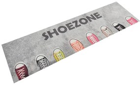 Tapete de cozinha lavável 45x150 cm veludo padrão shoezone