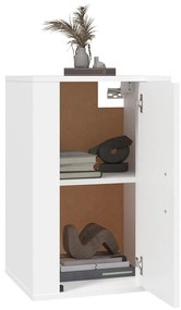 Móveis de TV de parede 2 pcs 40x34,5x60 cm branco