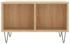 Mesa de centro 60x50x36,5 cm derivados madeira carvalho sonoma