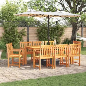 vidaXL Conjunto de Mesa de Jantar 9 pcs 180 x 90 x 75 cm