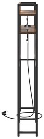 Cabeceira de armazenamento Carvalho fumê 80 cm