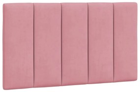 Cama com colchão 80x200 cm veludo rosa