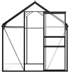 Estufa 3,61 m² alumínio antracite