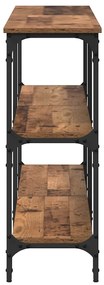 Mesa de Console Madeira Antiga 200x29x75 cm Engenharia