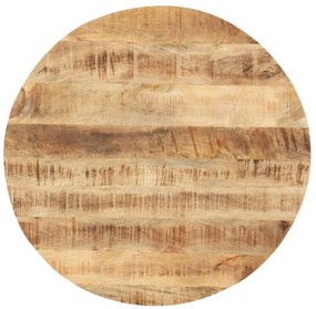 vidaXL Tampo de mesa redondo madeira mangueira maciça 25-27 mm 40 cm