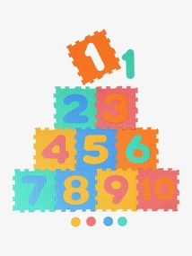 Tapete com 10 mosaicos, jogo da macaca multicolor
