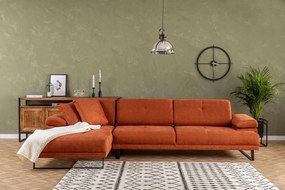 Sofá de Canto Mustang – Laranja – 174 x 274 cm