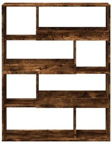 Estante 100x33x125,5 cm derivados de madeira carvalho fumado