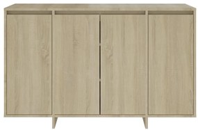 Aparador 120x41x75 cm derivados de madeira carvalho sonoma