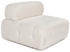 Sofá de 1 Lugar Doblo – Creme – 100x100x80 cm