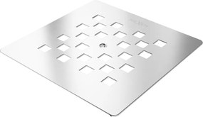 Mexen Stone+ tampa para base de chuveiro, inox - 44910001