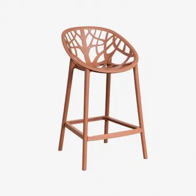Banqueta Alta Em Polipropileno Ores Ferrugem & ↑65 Cm - Sklum