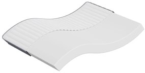 vidaXL Colchão de espuma médio suave 140x200 cm