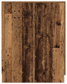 Armário sanita/máquina de lavar 70,5x71,5x91,5 cm madeira velha