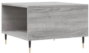 Mesa de centro 55x55x36,5 cm derivados de madeira cinza sonoma