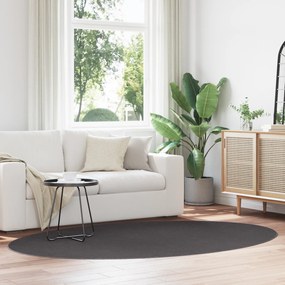 vidaXL Tapete "HUARTE" Antracite 160x230 cm Oval
