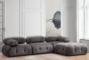Sofá de Canto Bubble – Cinzento – 288 cm x 190 cm
