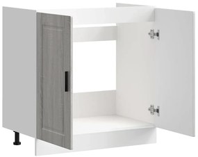Armário base para lavatório "Porto" Cinzento Sonoma