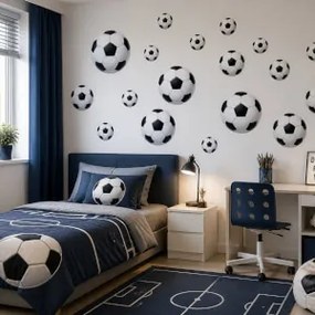 Autocolantes desportivos para a parede - Bolas de futebol