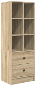 Mesa com Armazenamento Carvalho Sonoma Madeira Derivada