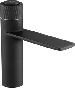 Mexen Zero+ torneira de lavatório, preta - 71600-70
