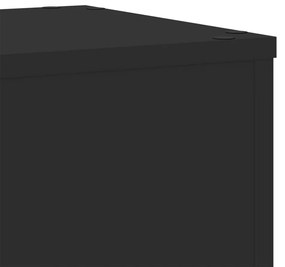 Suportes p/ plantas 2 pcs 30x30x50 cm derivados madeira preto
