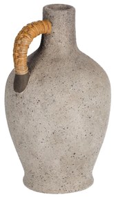 Kave Home - Jarra Agle cerâmica cinzento 35 cm