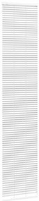 Persiana de Janela com cortinas Outros Manual Branco 40 x 220 cm Alumí