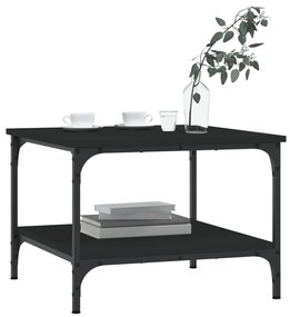 Mesa de centro 55x55x40 cm derivados de madeira preto