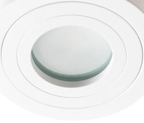 Foco moderno circular branco IP44 - CAPA Moderno