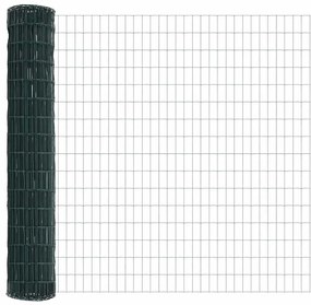 Cerca Euro com 13 postes, 1,2 x 25m, em aço galvanizado