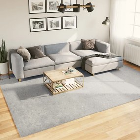 vidaXL Tapete pelo curto macio e lavável HUARTE 240x340 cm cinzento