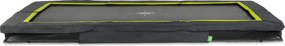 Trampolim desportivo retangular Silhouette 214 x 305 cm - preto