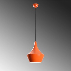Candeeiro Suspenso Tom – Laranja – Ø23 h:30 cm