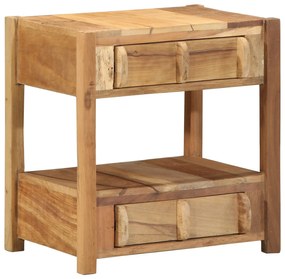 Mesa de Apoio vidaXL 43x32x46 cm Madeira Sólida Reclamada