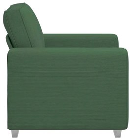 Poltrona 60 cm tecido corduroy verde selva
