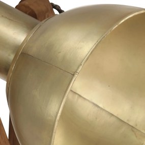 Candeeiros de chão 3 pcs E27 mangueira maciça cor bronze